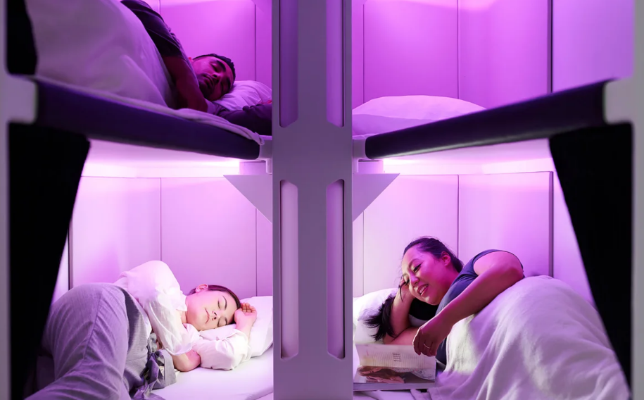 Economy class airplane bunk beds get seal of approval as launch moves closer