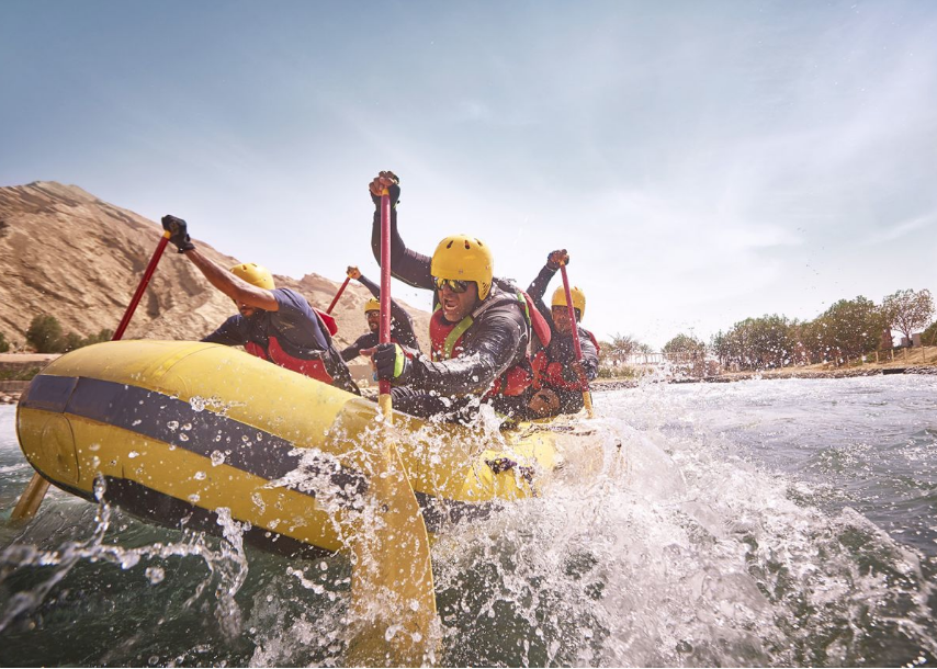 Abu Dhabi has built a white water river in the middle of a scorching desert