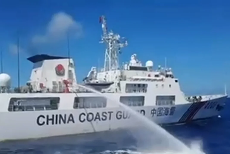 International backlash grows after Chinese vessel fires water cannon on Philippine boats