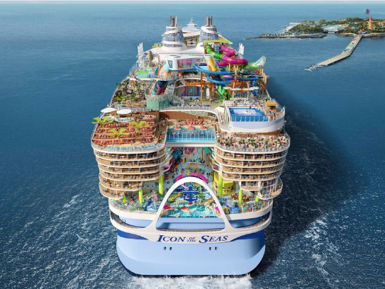 Why this viral photo of the world’s largest cruise ship is polarizing opinion