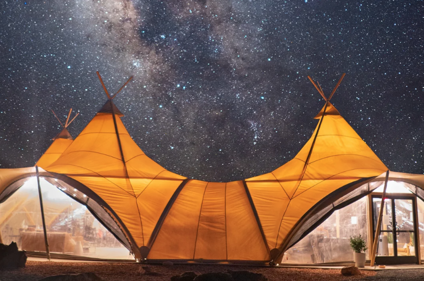 This luxury tent camp has celestial credentials