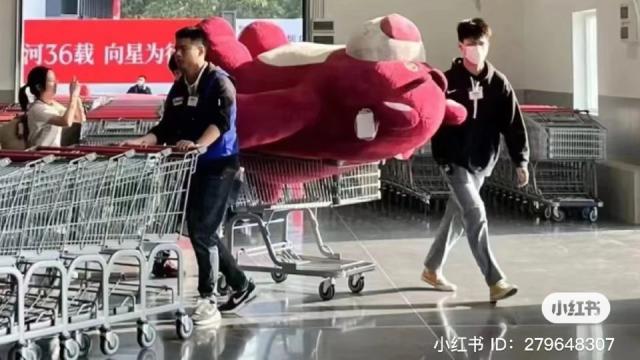 Five-foot Toy Story 3 bear draws the crowds at Costco’s first store in ‘China’s Silicon Valley’