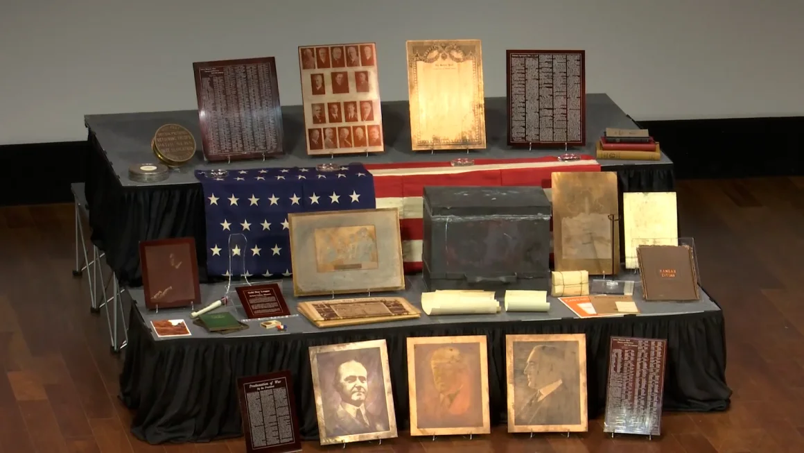 100-year-old artifacts kept inside Kansas City time capsule are revealed at World War I museum