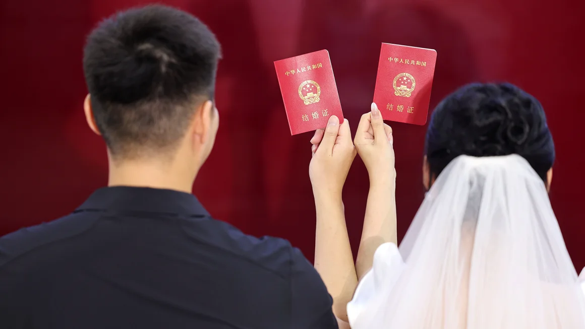 China on track to record its lowest number of new marriages, official data shows